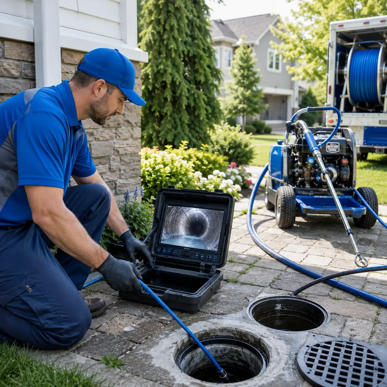 Outdoor drain cleaning professionals serving Glenford, OH